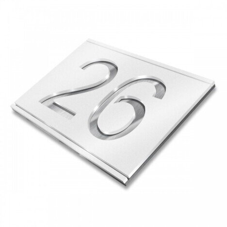 Placute cu numarul casei din aluminiu